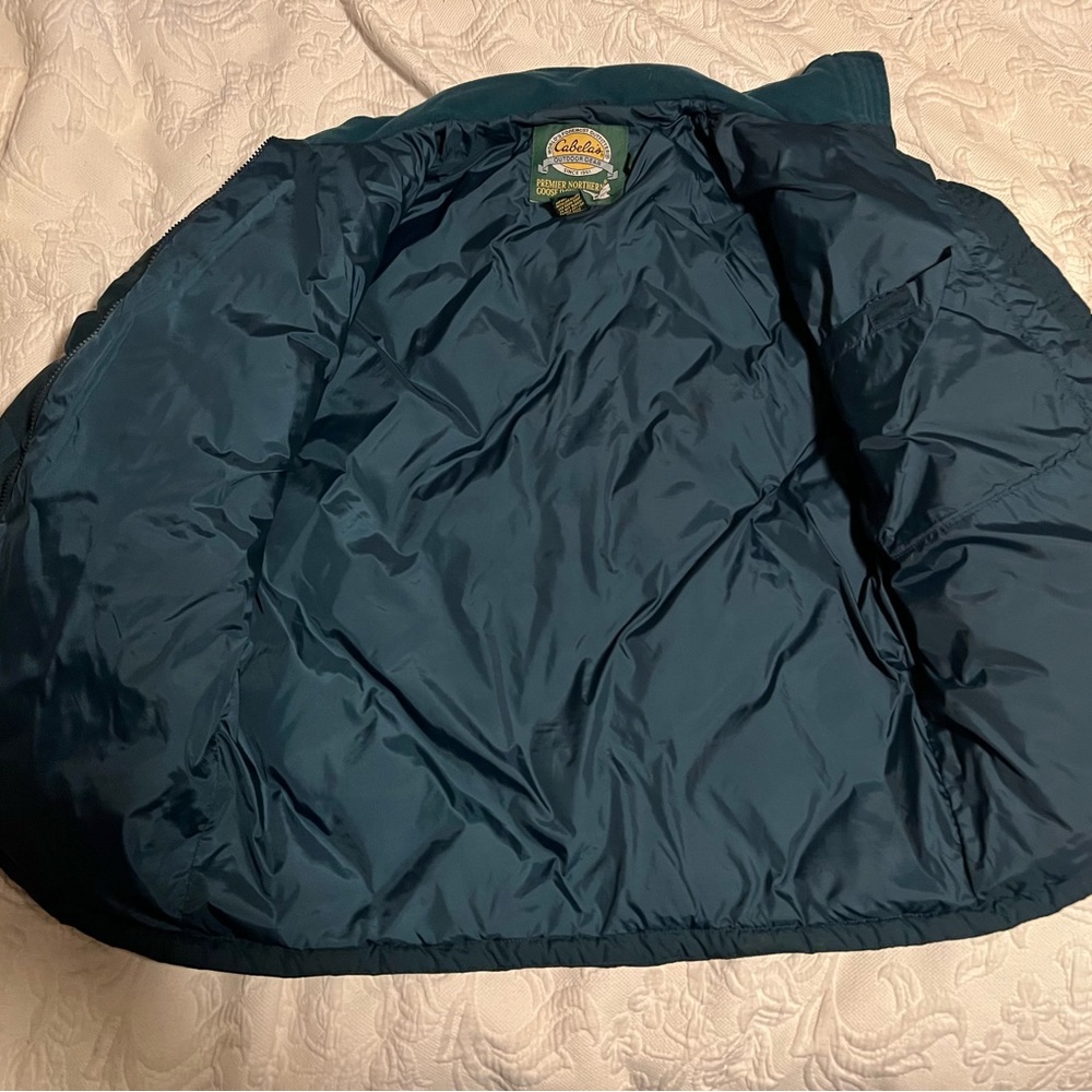 Cabelas Turquoise Down Jacket - image 3